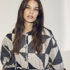 Co'couture W Patchie Quilt Jacket Ink str. xl NY