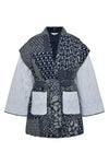 Katie patch jacket - Navy/white NY med mærke str. 44