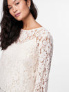 YAS PERLA LS LACE TOP