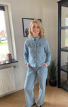 Second hand Culture denim sæt str. 34